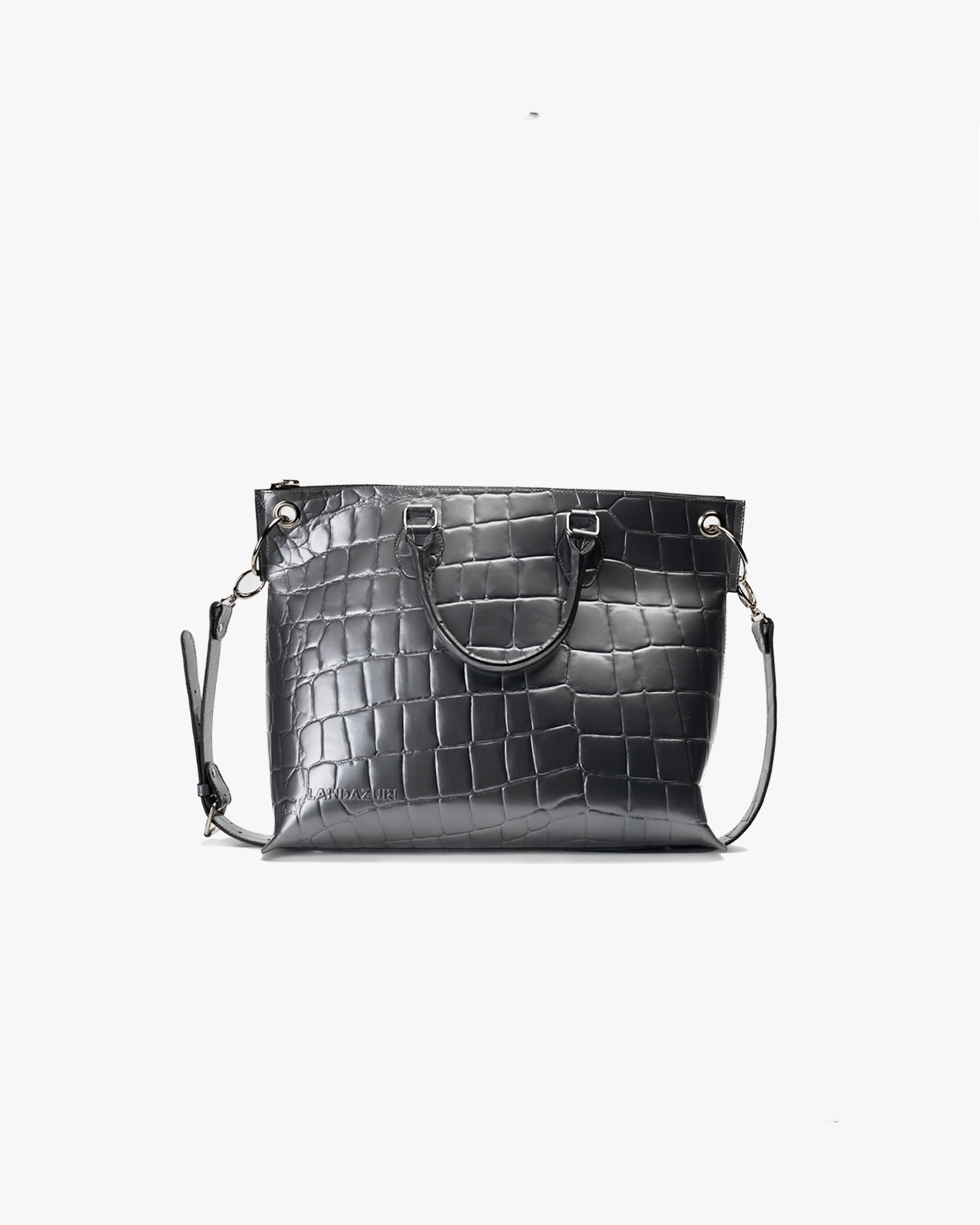 Bolso de Diseñador Plata Mosaico  Landazuri