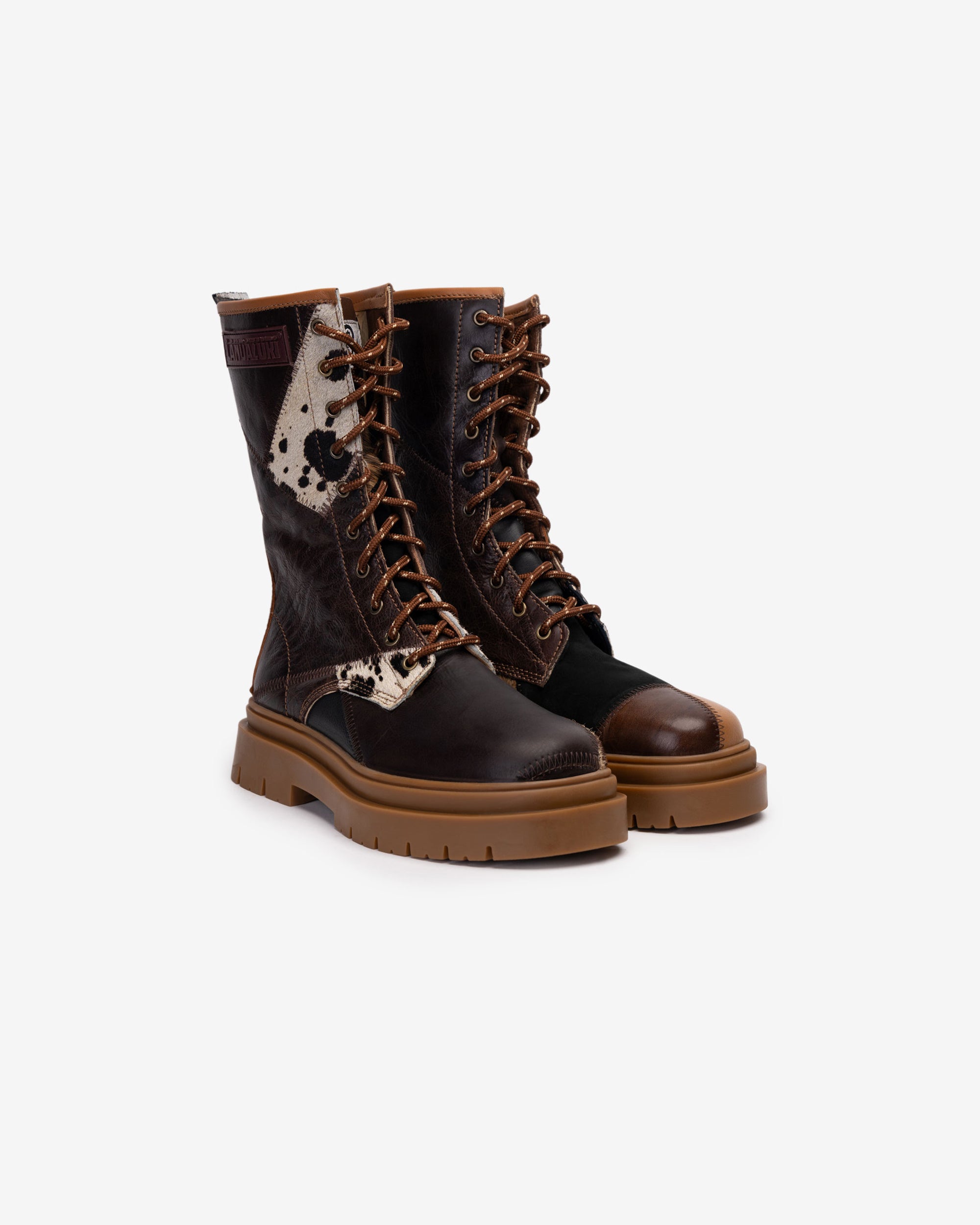 Bota Samurai Fuse Print Café Landazuri