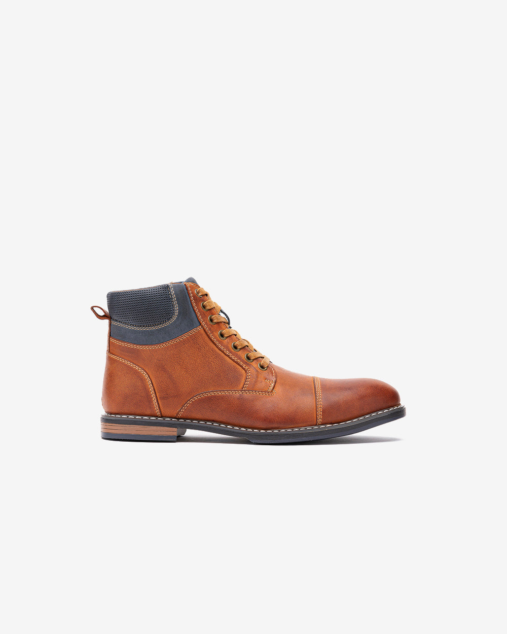 Botín Cuero Hombre Ambros Café Zameta