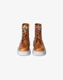 Botín Cuero Atenea Café Celeste Landazuri