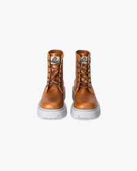 Botín Cuero Atenea Café Celeste Landazuri