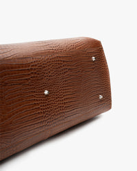 Bolso de Diseñador Café Caimán  Landazuri