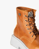 Botín Cuero Atenea Café Celeste Landazuri