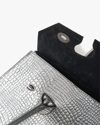 Cartera de Mano Plata Raptor Landazuri