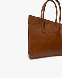 Cartera de Mano Café Hoja Landazuri