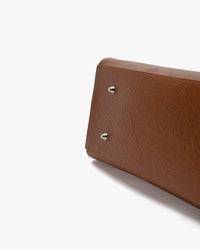 Cartera de Mano Café Hoja Landazuri