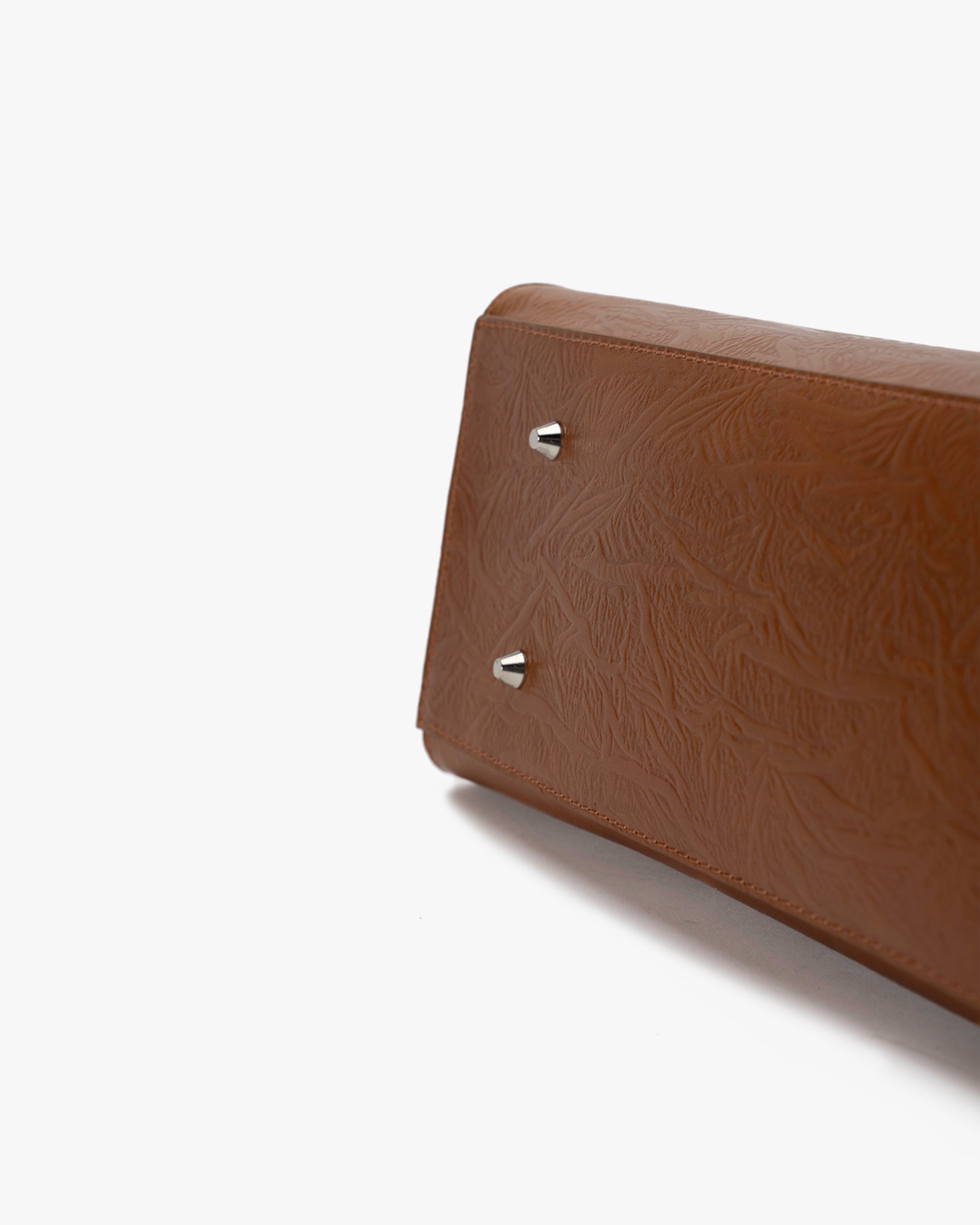 Cartera de Mano Café Hoja Landazuri