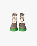 Botín Cuero Atenea Gris Verde Landazuri