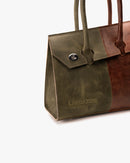 Cartera de Mano Bi Verde Café Landazuri