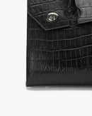 Cartera de Mano Negro Mosaico Landazuri