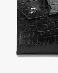 Cartera de Mano Negro Mosaico Landazuri