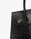 Cartera de Mano Negro Mosaico Landazuri