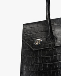 Cartera de Mano Negro Mosaico Landazuri