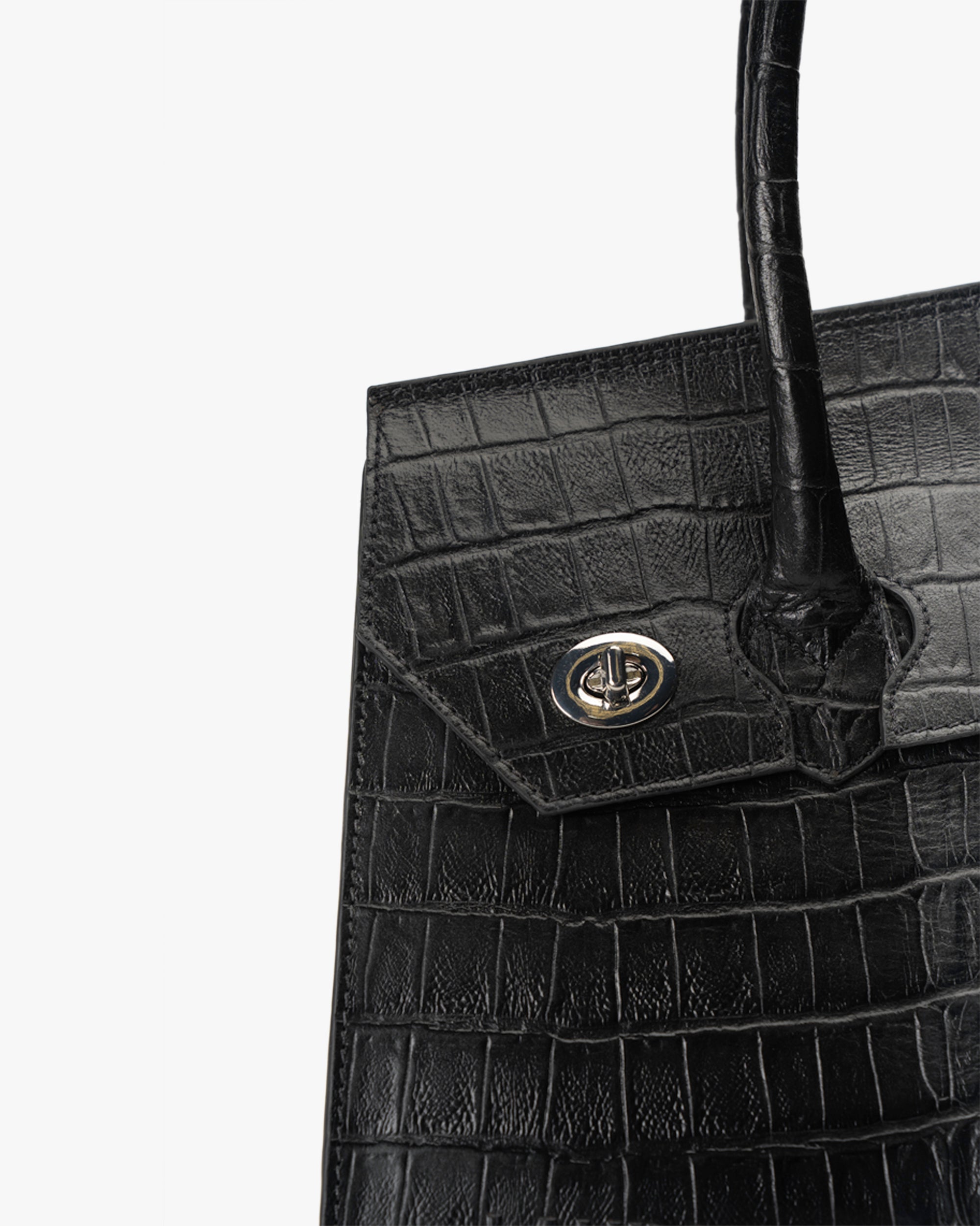 Cartera de Mano Negro Mosaico Landazuri