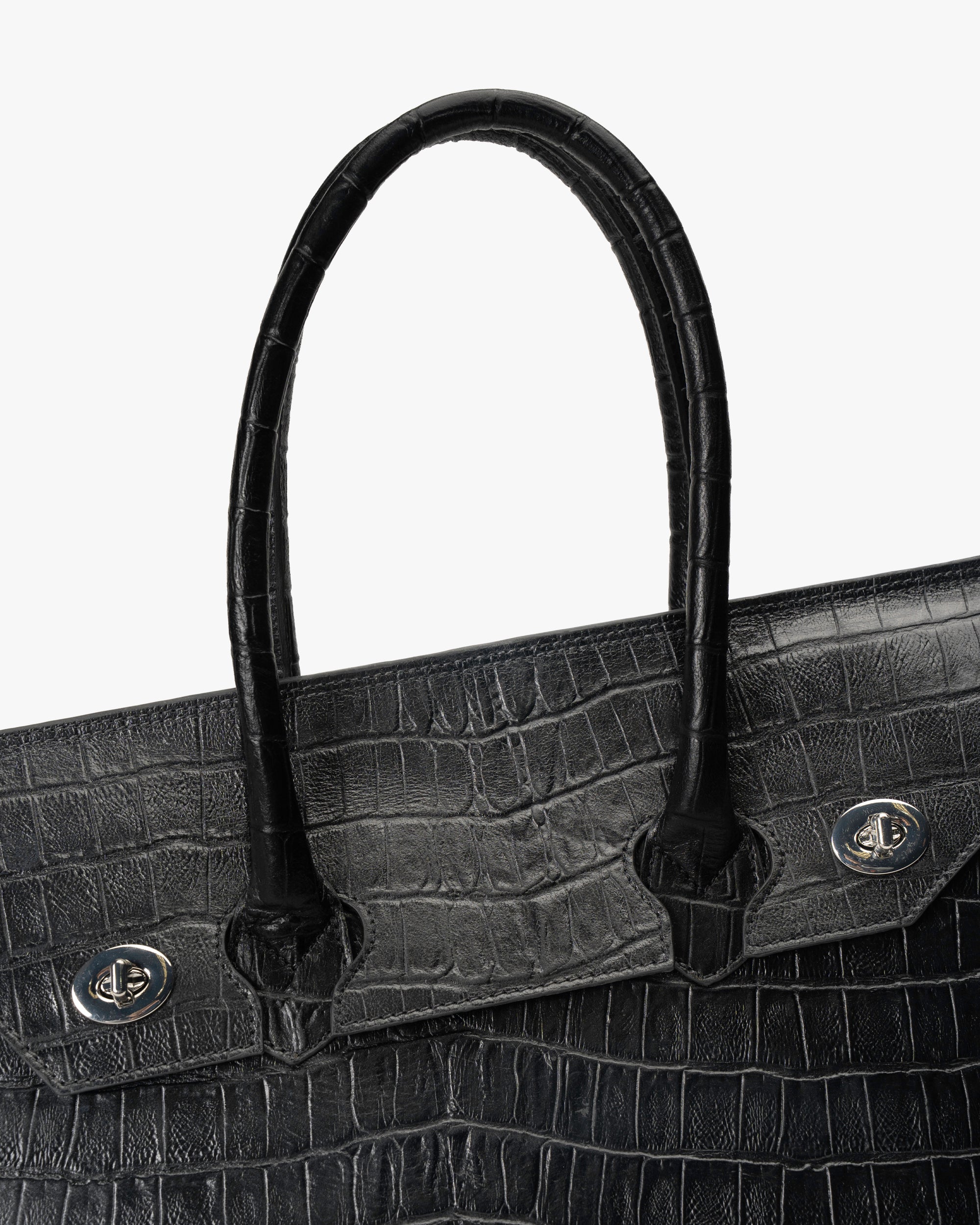 Cartera de Mano Negro Mosaico Landazuri