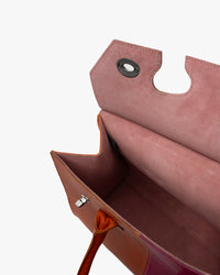 Cartera de Mano Bi Rosa Naranja Landazuri