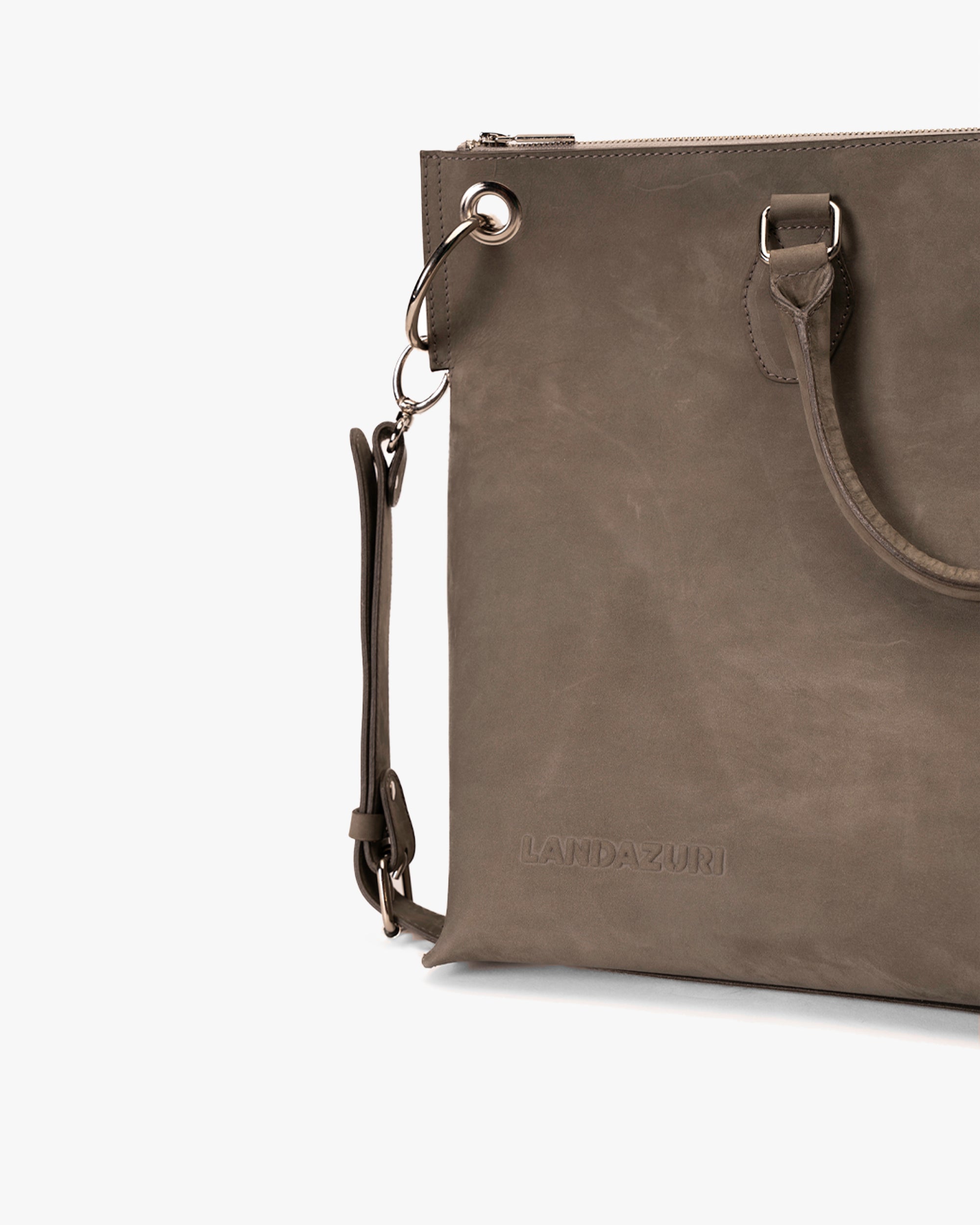 Bolso de Diseñador Gris  Landazuri