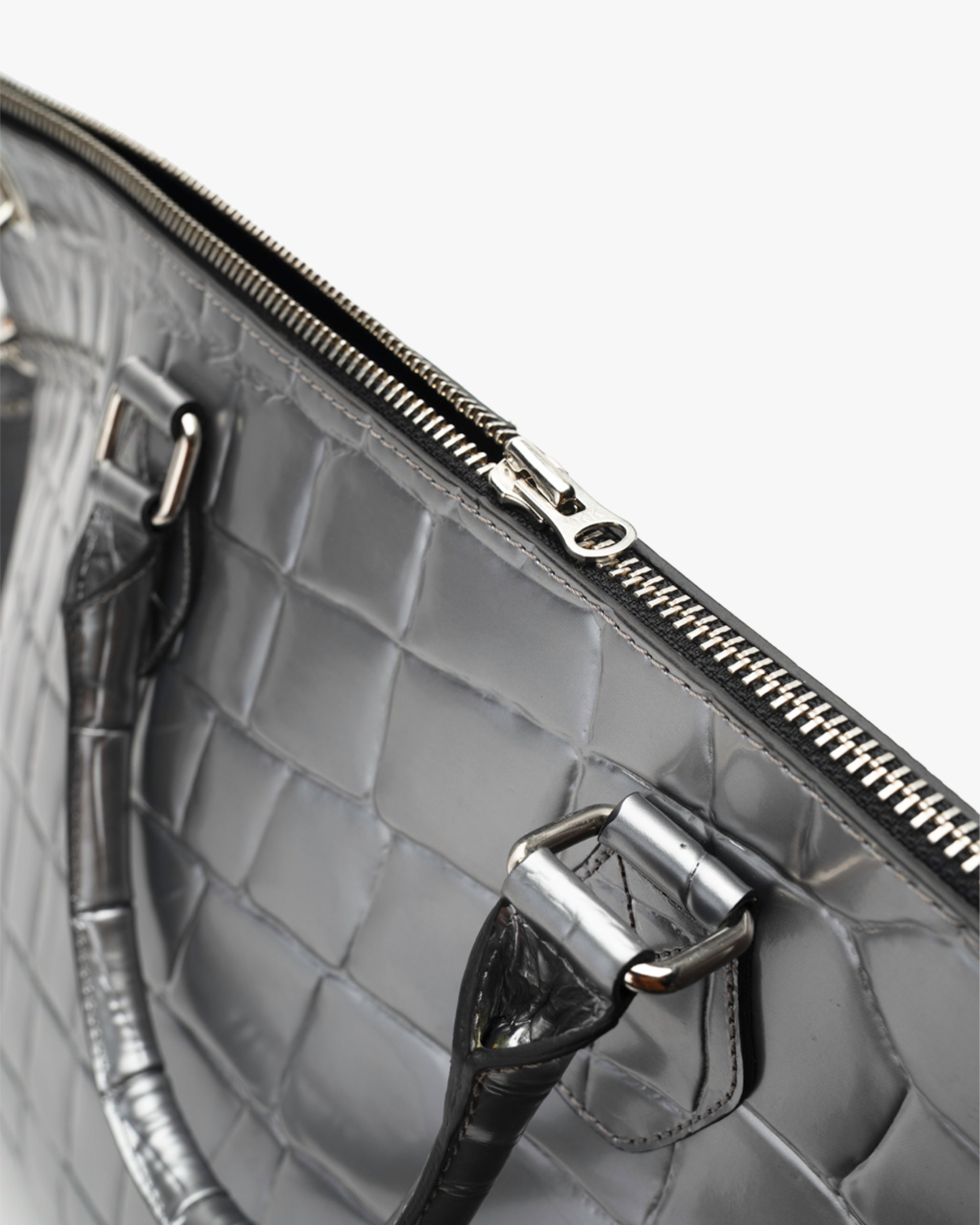 Bolso de Diseñador Plata Mosaico  Landazuri
