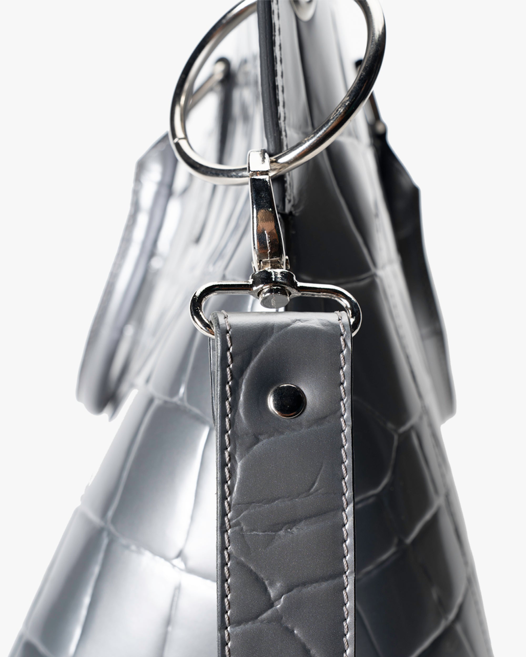 Bolso de Diseñador Plata Mosaico  Landazuri