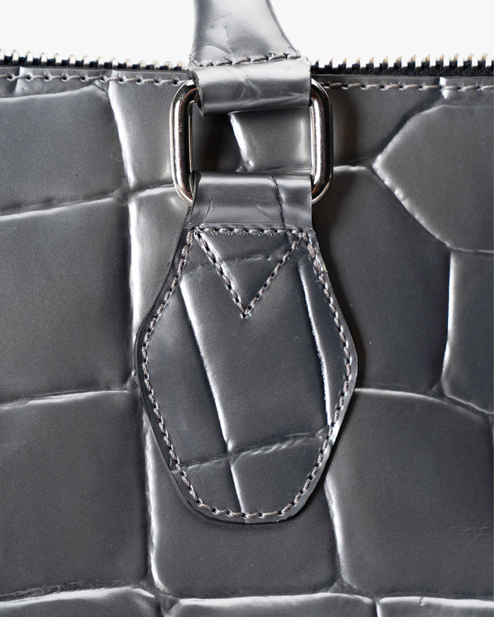 Bolso de Diseñador Plata Mosaico  Landazuri