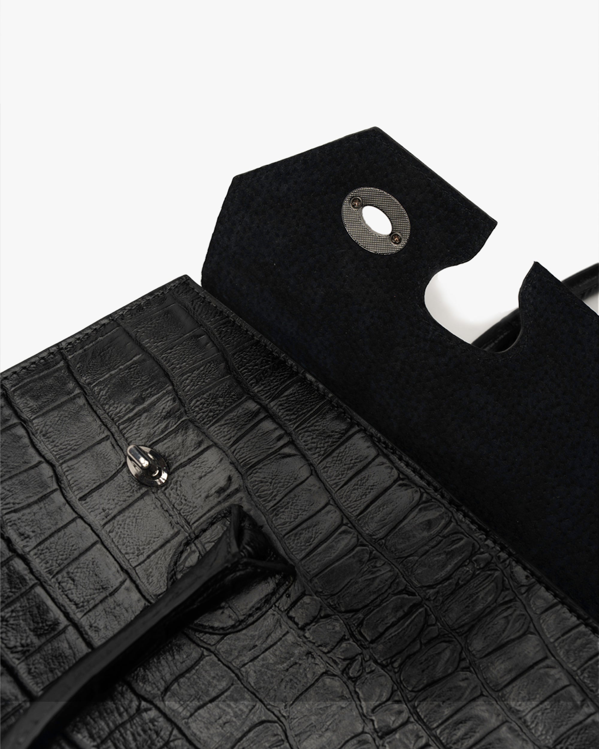 Cartera de Mano Negro Mosaico Landazuri