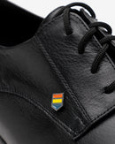 Zapato Cuero Ciprés Negro Acha