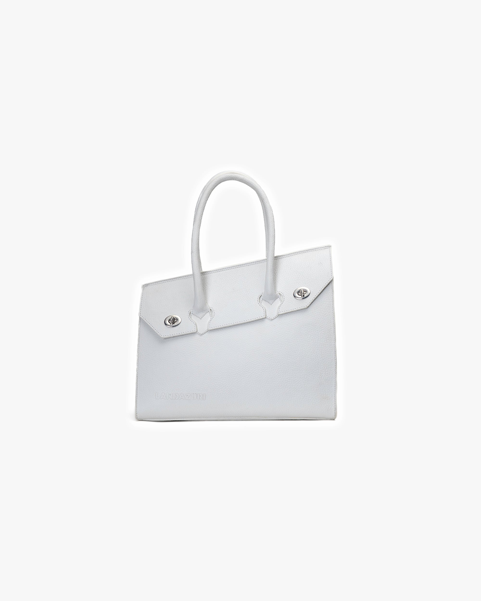 Cartera de Mano Blanca Landazuri