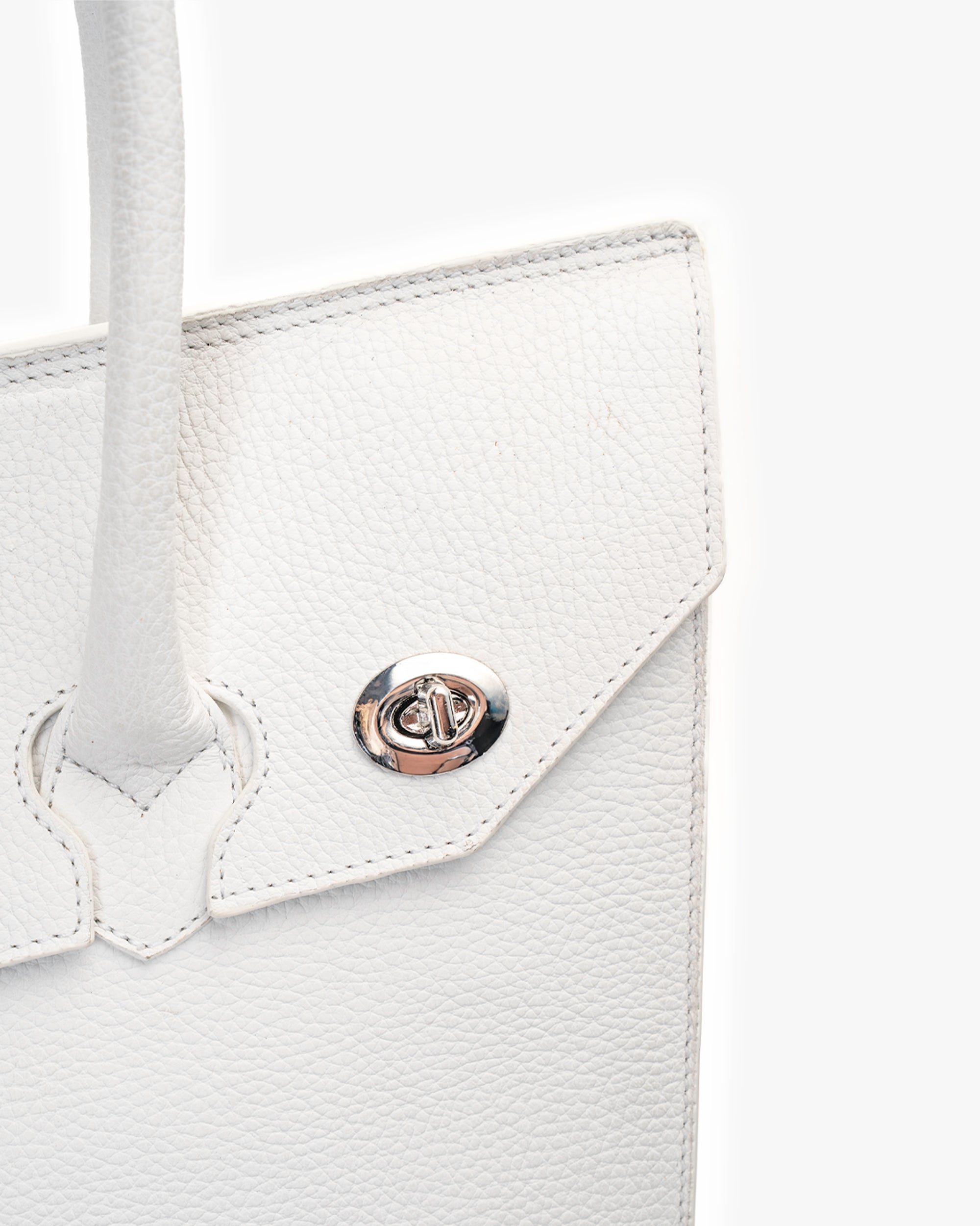 Cartera de Mano Blanca Landazuri