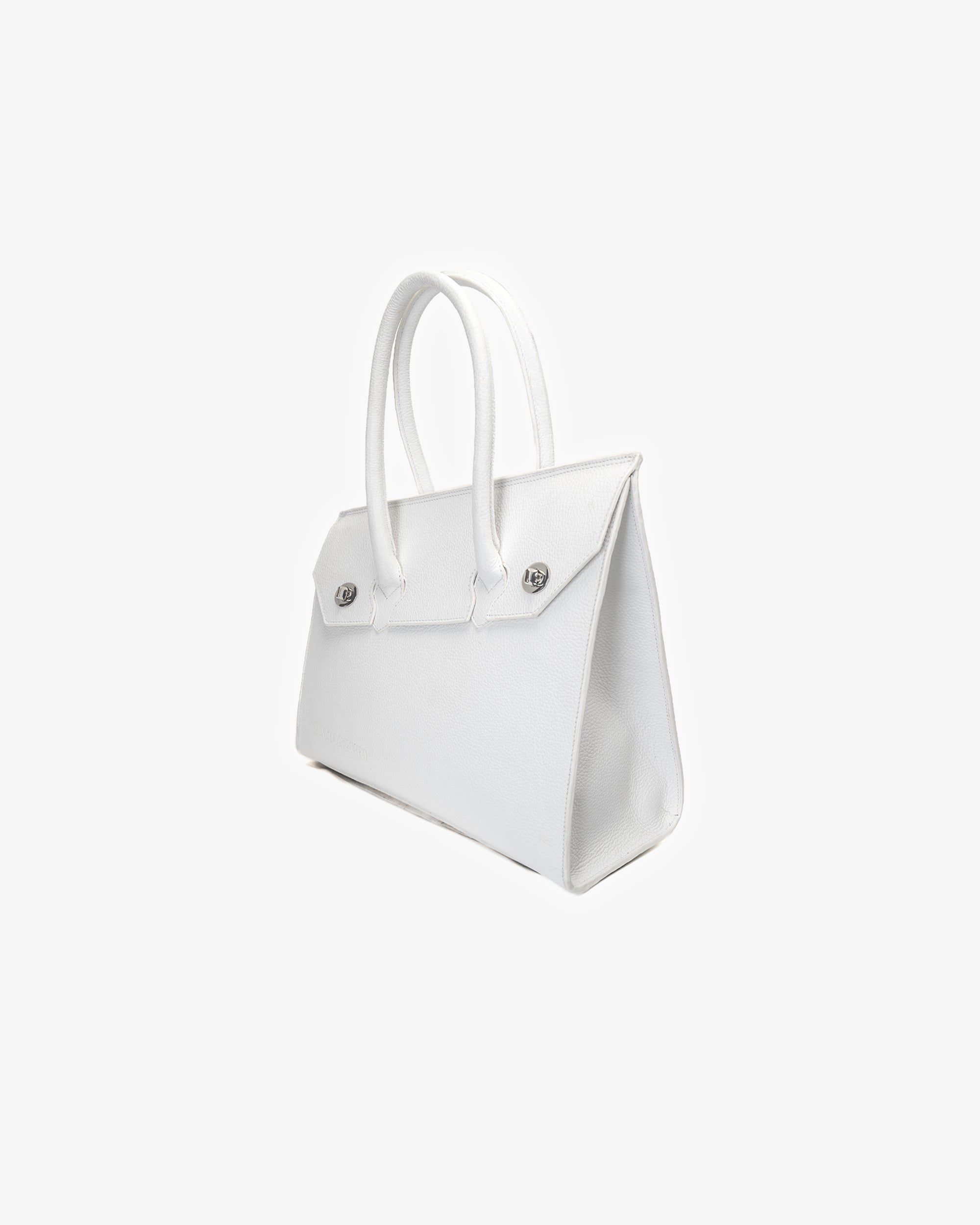 Cartera de Mano Blanca Landazuri