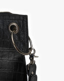Bolso de Diseñador Negro Castilla Cruces Blancas Landazuri