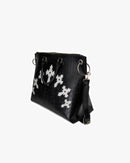 Bolso de Diseñador Negro Castilla Cruces Blancas Landazuri