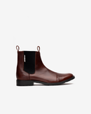 Zeus Brown Leather Ankle Boot Landazuri