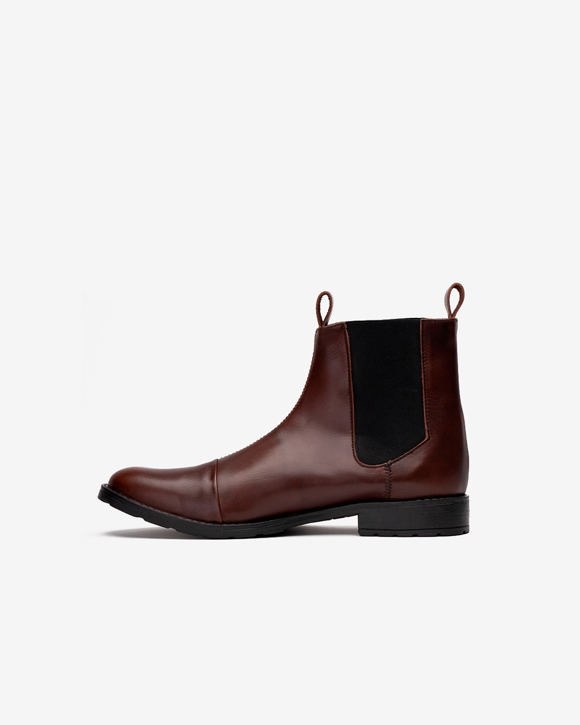 Zeus Brown Leather Ankle Boot Landazuri