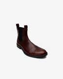 Zeus Brown Leather Ankle Boot Landazuri