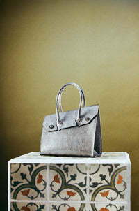 Cartera de Mano Plata Raptor Landazuri