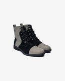 Sileno Graphite Leather Ankle Boot Landazuri