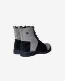 Sileno Graphite Leather Ankle Boot Landazuri