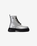 Priss Chrome Leather Boot Landazuri