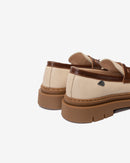 Mocasín Cuero Mediterráneo Beige Landazuri