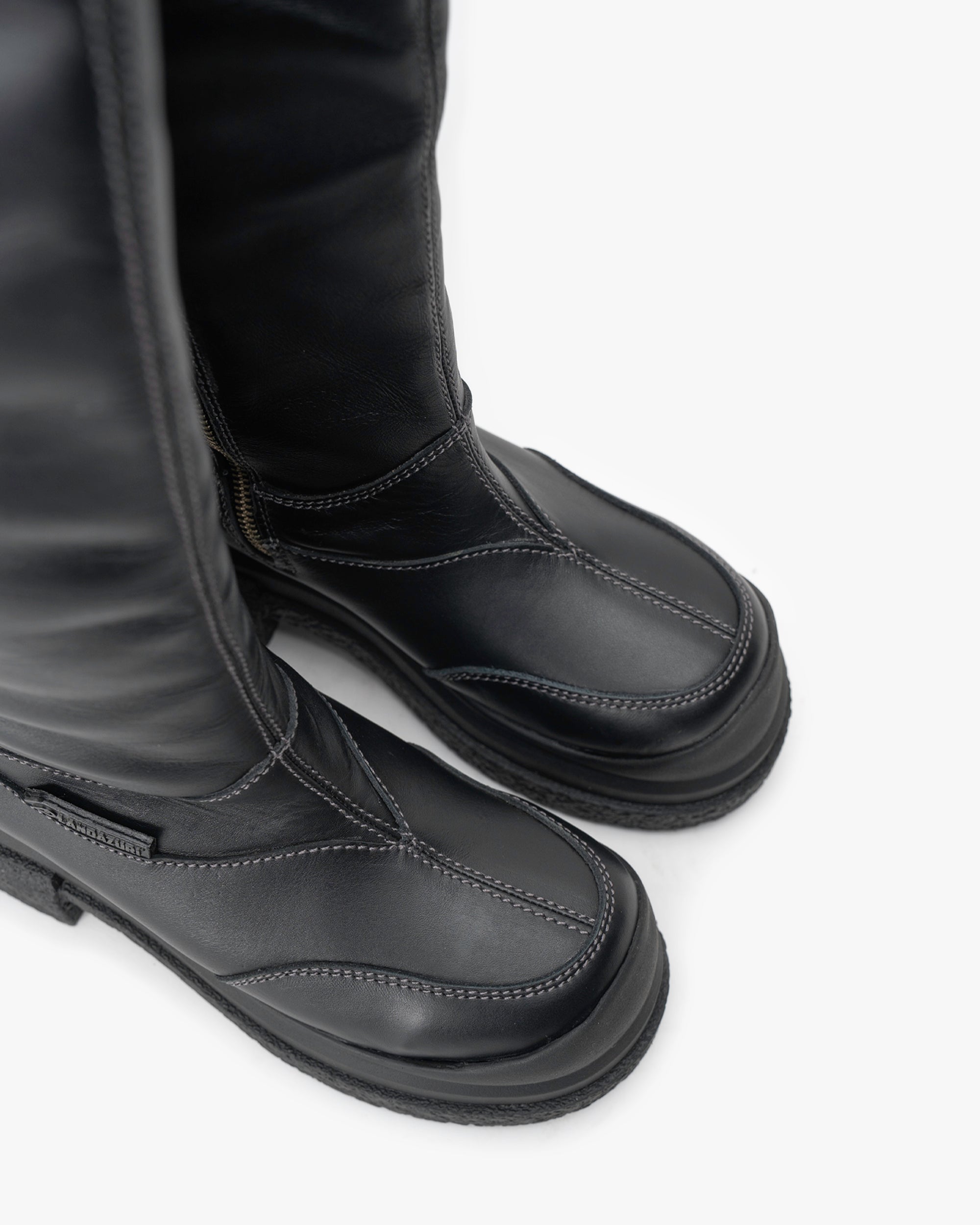 Bota Cuero V010 Negra Landazuri