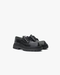 Zapato Cuero Rinho Negro Caviar Landazuri