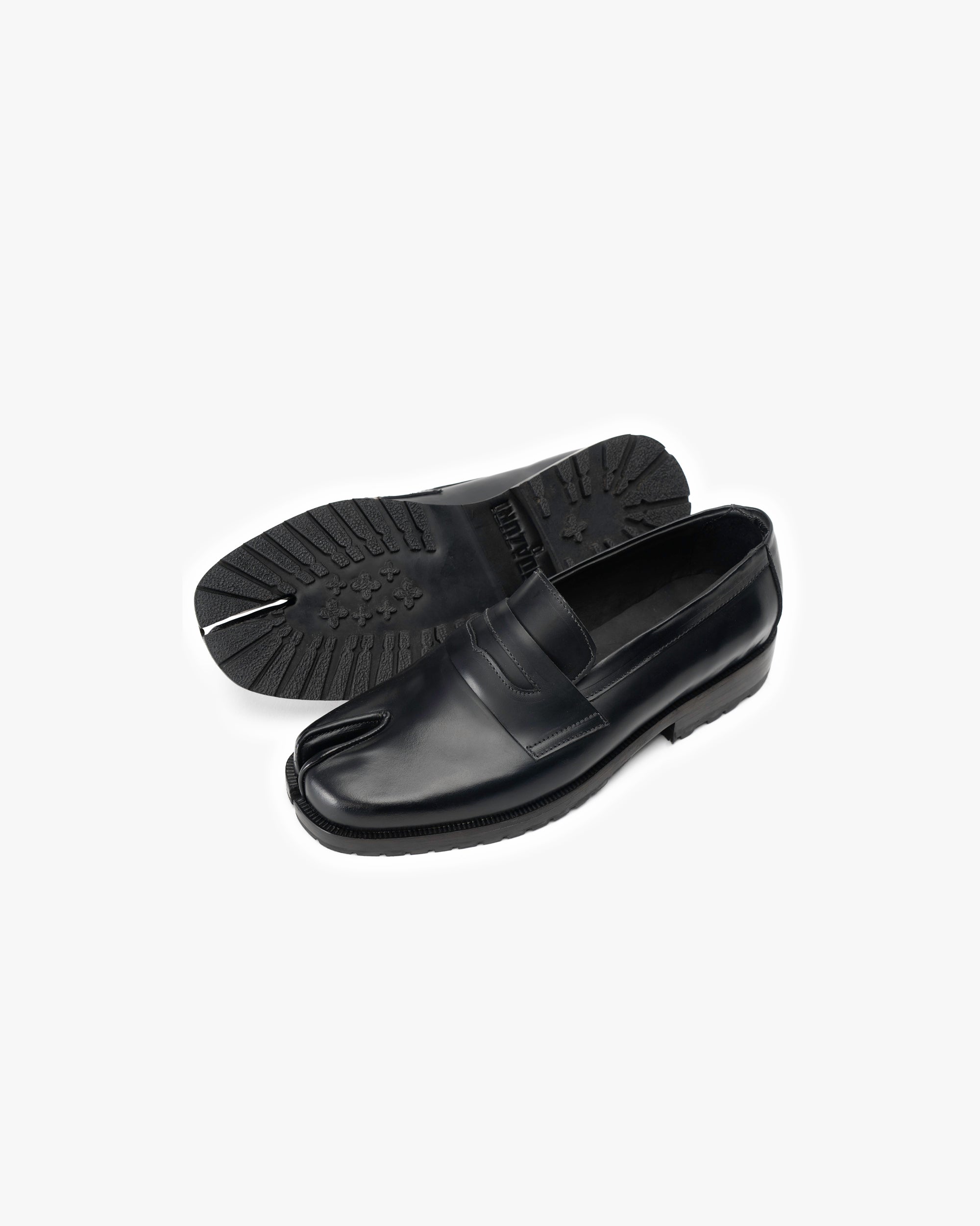 Zapato Cuero Tabi Negro Landazuri