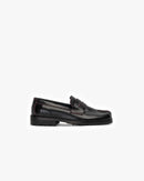 Zapato Cuero Tabi Brush Off Morado Landazuri