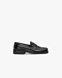 Zapato Cuero Tabi Brush Off Morado Landazuri