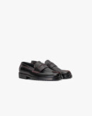 Zapato Cuero Tabi Brush Off Morado Landazuri