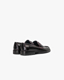 Zapato Cuero Tabi Brush Off Morado Landazuri