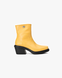 Botín Cuero Hela Amarillo Landazuri