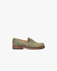 Zapato Cuero Tabi Verde Musgo Landazuri