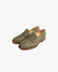 Zapato Cuero Tabi Verde Musgo Landazuri