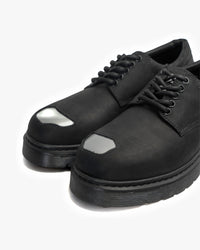 Zapato Cuero Caspio Negro Espejo Volt Landazuri